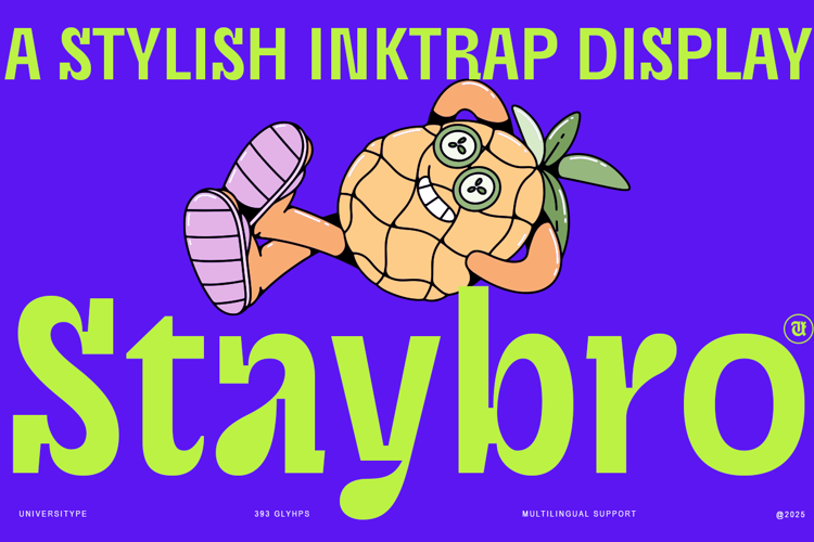 UT Staybro Font website image