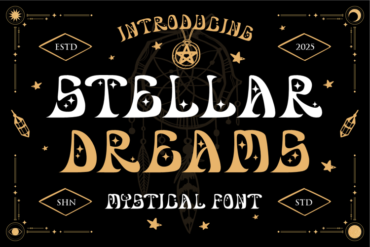 Stellar Dreams Font website image