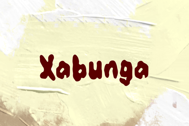 x  Xabunga Font website image