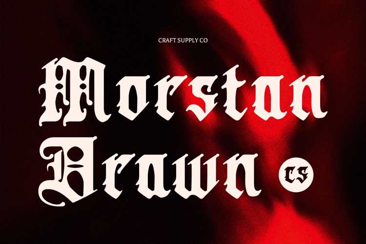 CS Morstan Drawn Font website image