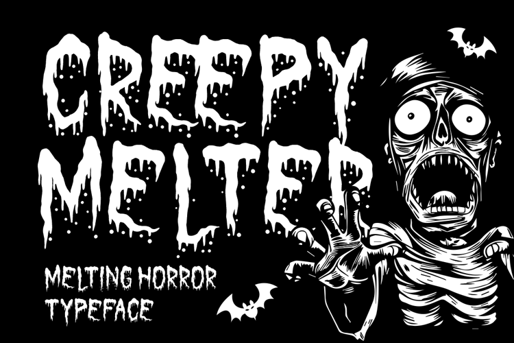 Creepy Melter Font website image