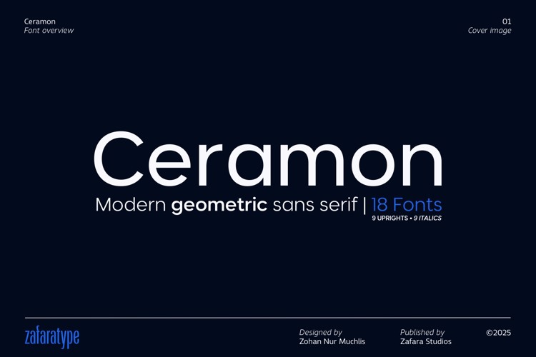 Ceramon Font website image