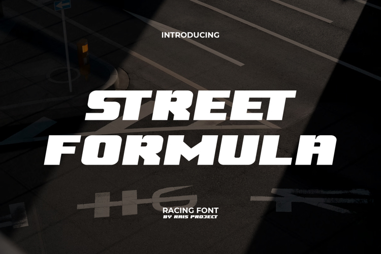 Street Formula Font website image