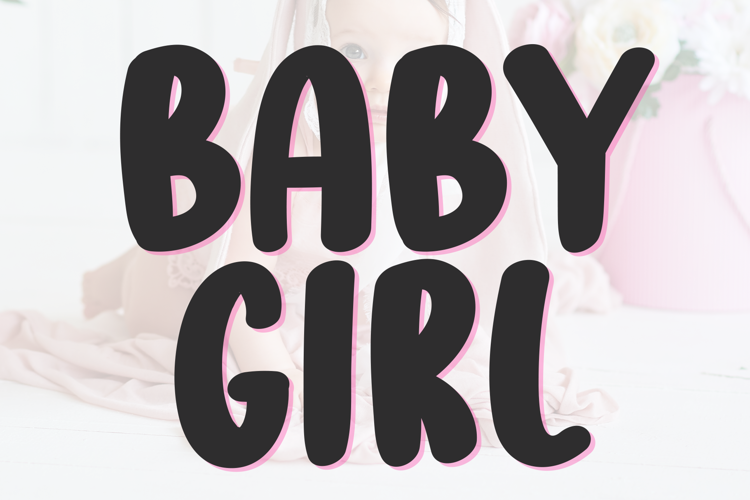 Baby Girl Font website image