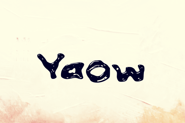y  Yaow Font website image