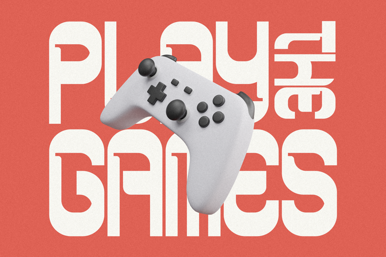 Power Strides Font website image