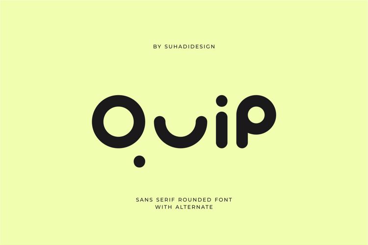 Quip Font website image