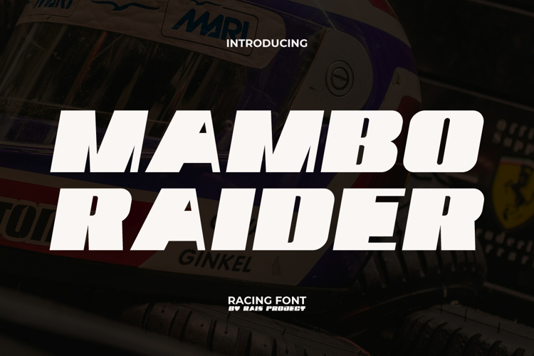 Mambo Raider Font website image
