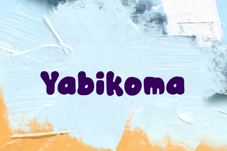 y  Yabikoma Font website image