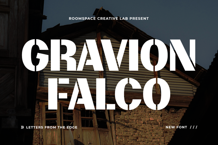 Gravion Falco Font website image