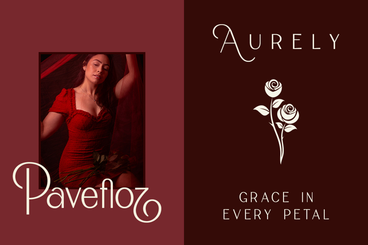 The Pavefloz Font website image