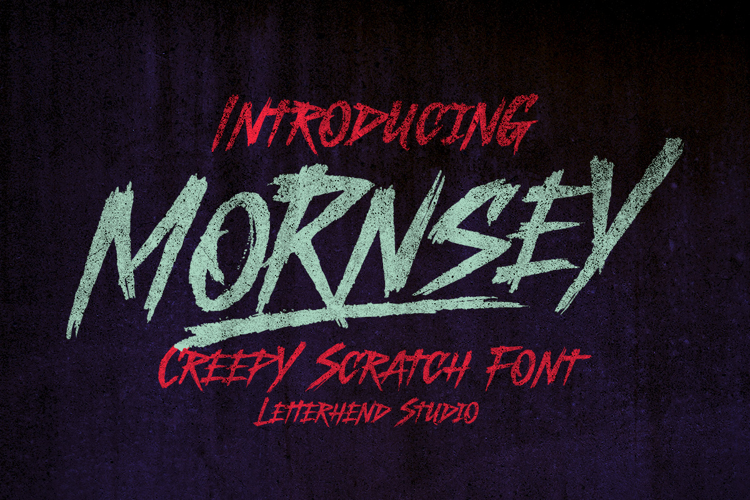 Mornsey Font website image