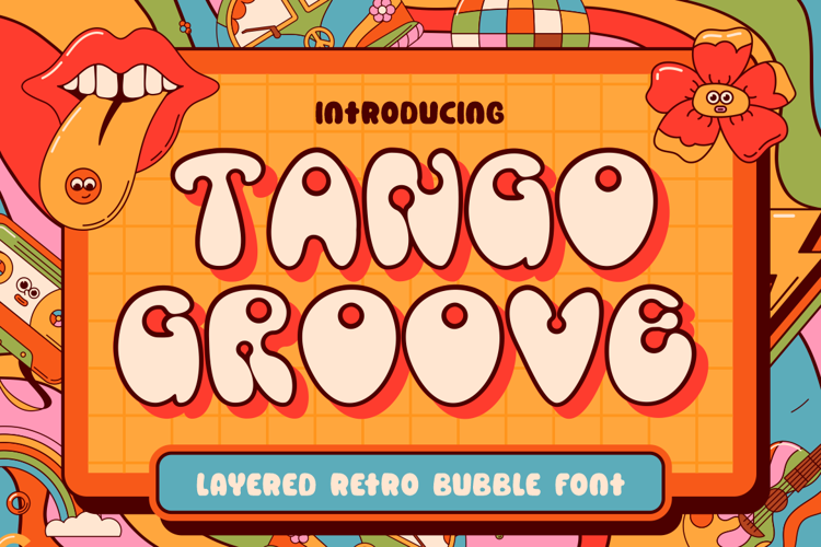 Tango Groove One Font website image