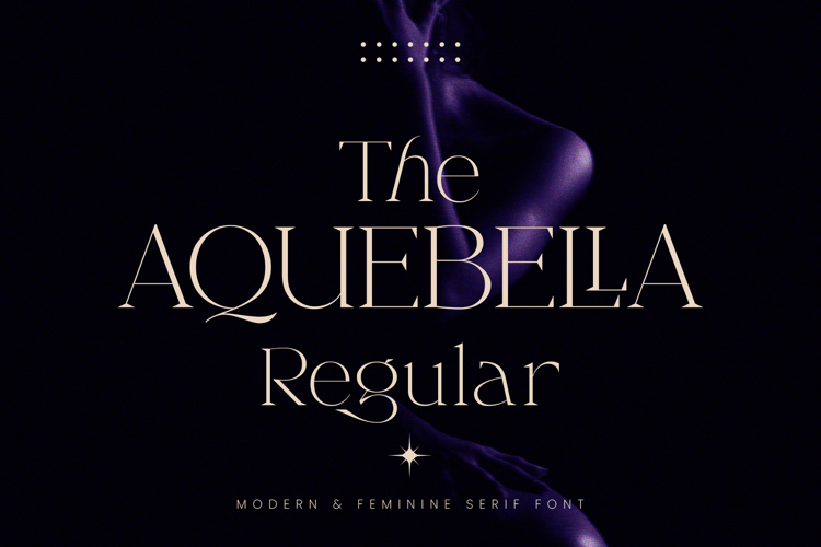 Aquebella Font website image