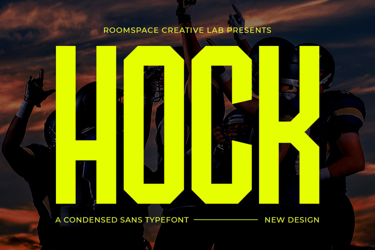 Hock Font website image