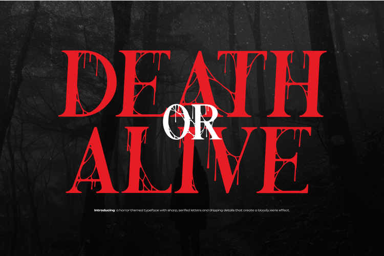 Nothing Inside Font website image