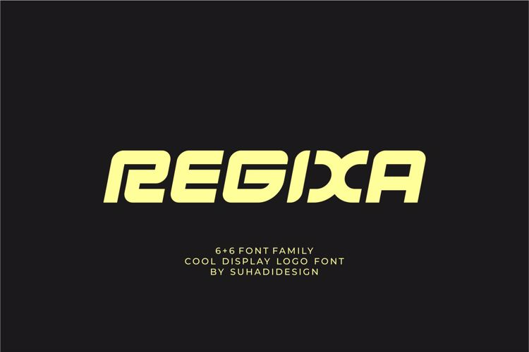 Regixa Font website image