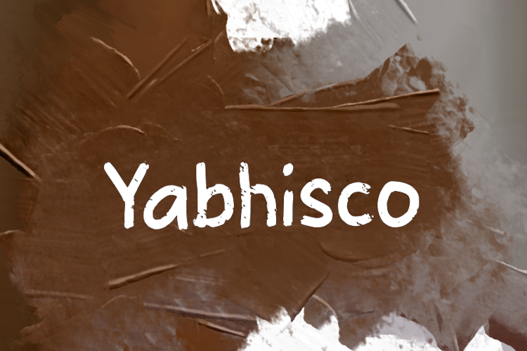 y  Yabhisco Font website image