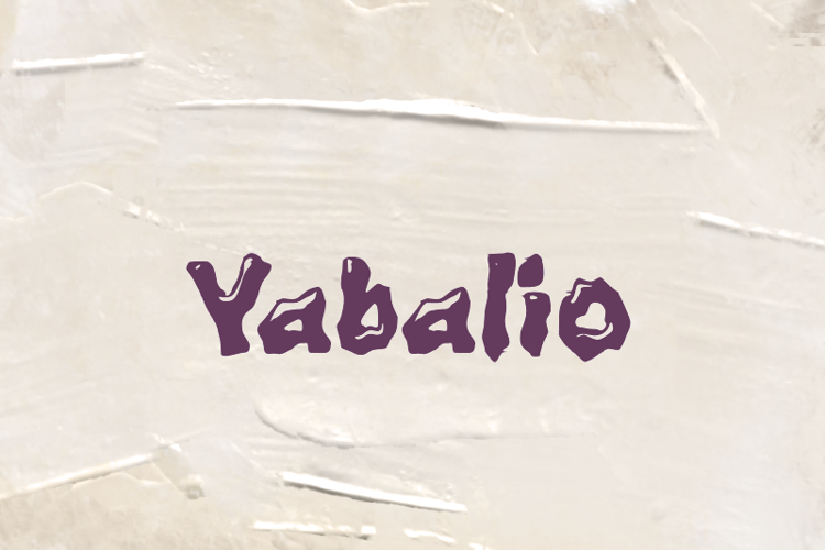 Yabalio Font website image