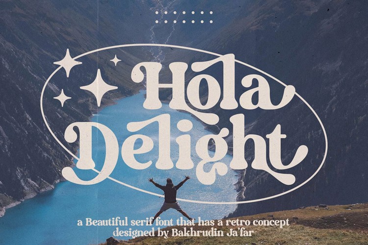 Hola Delight Font website image