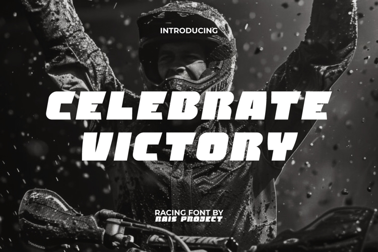 Celebrate Victory Font website image