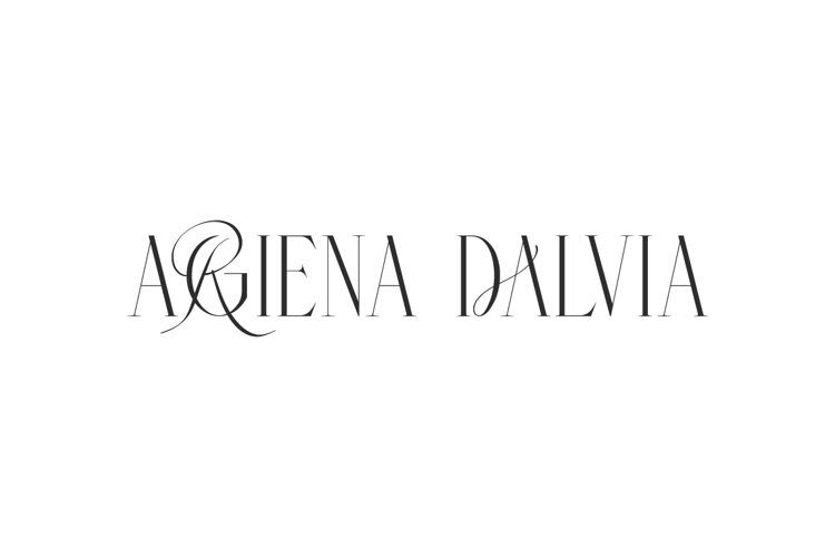 Argiena Dalvia Font website image