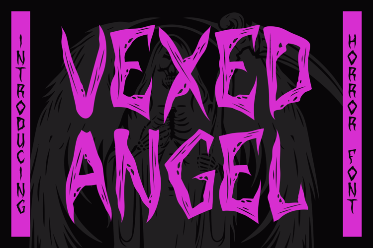 Vexed Angel Font website image
