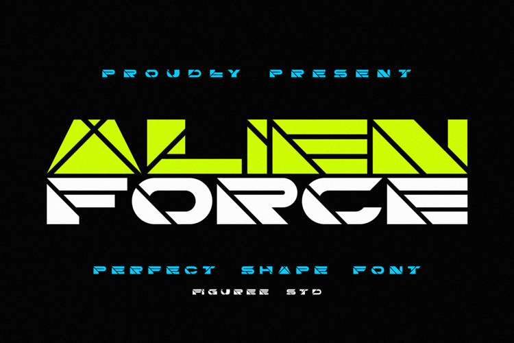 Alien Force Font website image
