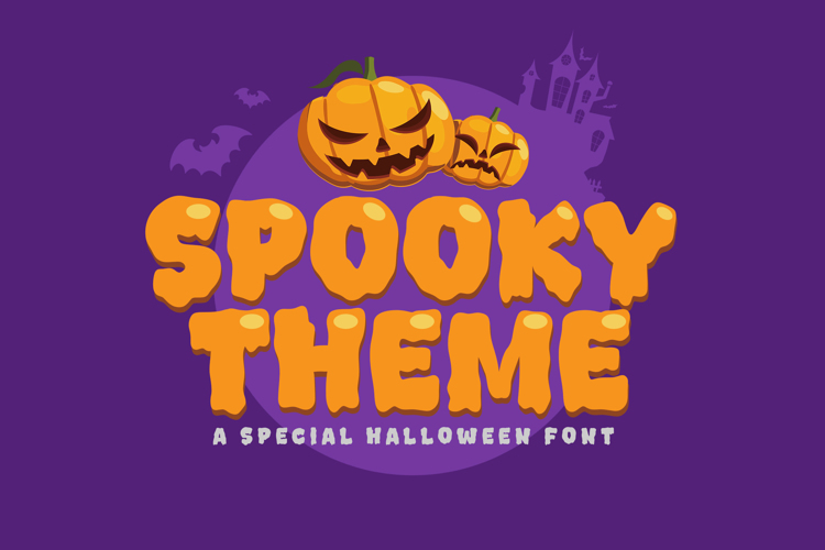 Spooky Theme Font website image