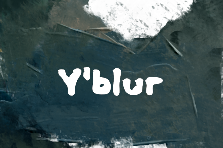 Y’blur Font website image