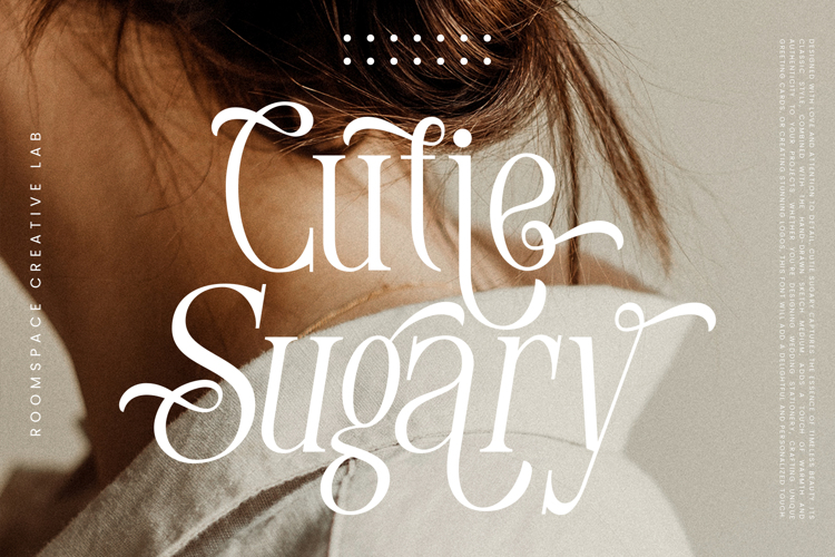 Cutie Sugary Font website image