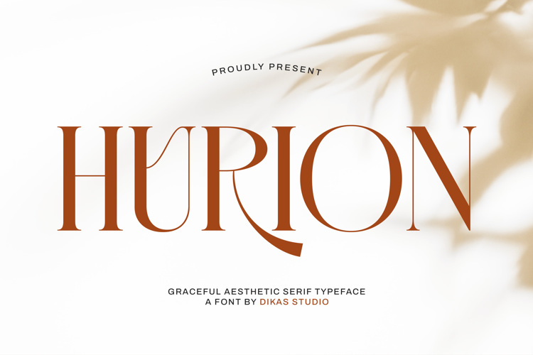 Hurion – Font website image
