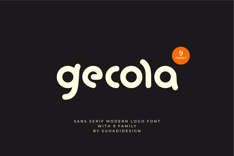 Gecola Bold Font website image