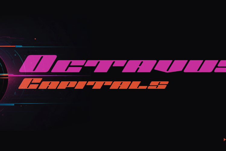 Octavus Caps Font website image