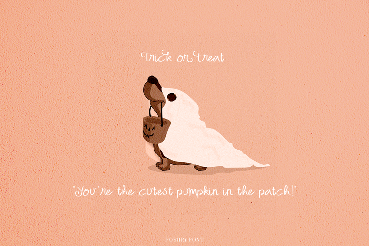 Poshry Font website image