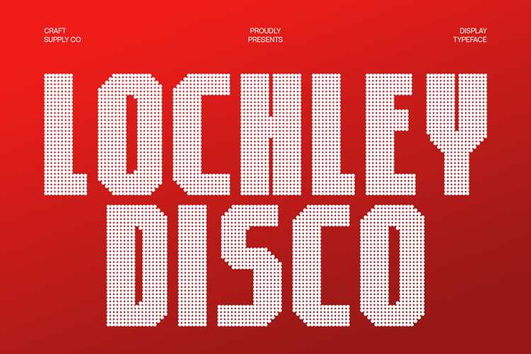 Lochley Disco Font website image