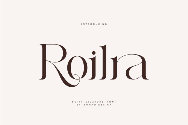 Roilra Font website image