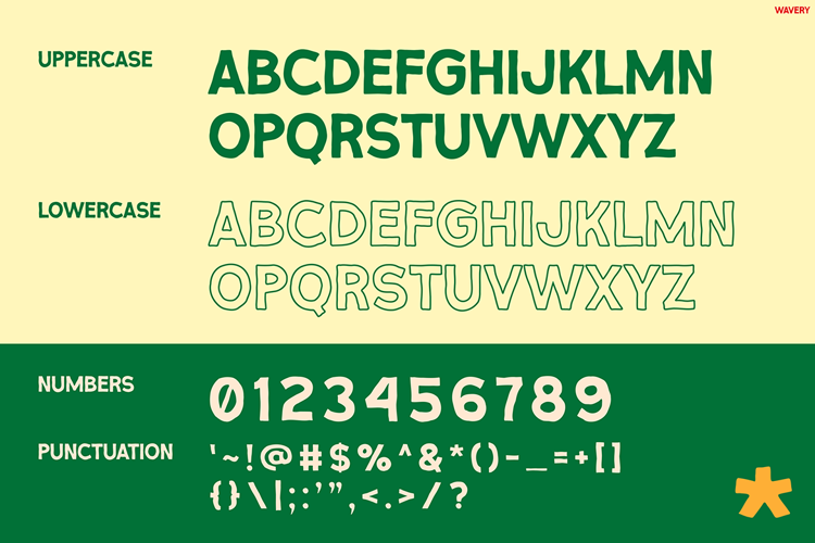 WAVERY Font website image