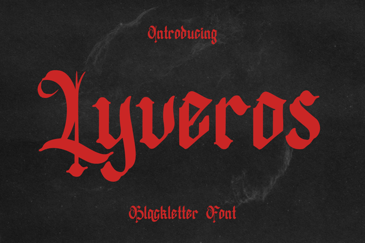 Lyveros Font website image
