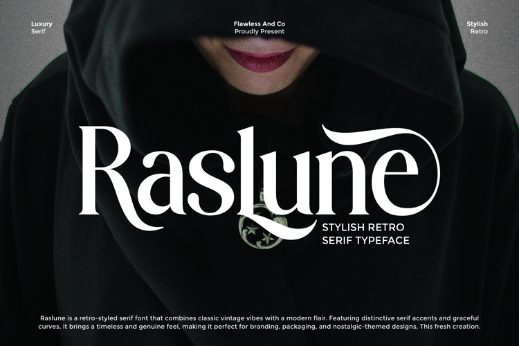 RASLUNE Font website image