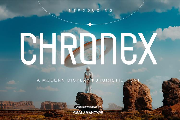 Chronex Font website image
