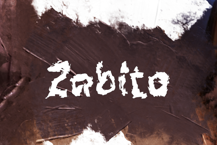 z  Zabito Font website image