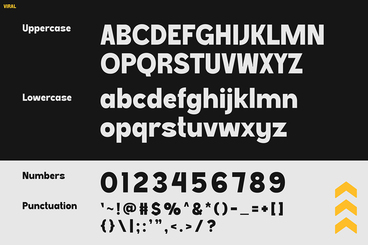 Viral Font website image
