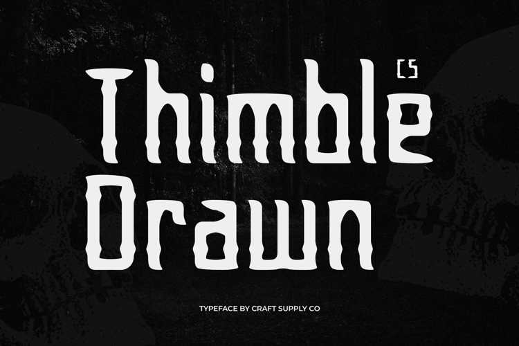 CS Thimble Drawn Font website image