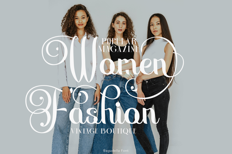 Bagudella Font website image