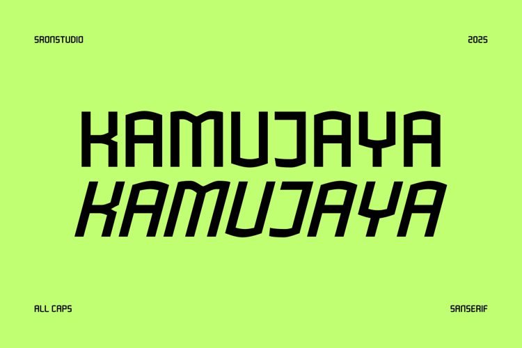 Kamujaya Font website image