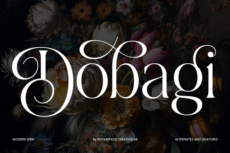 Dobagi Font website image