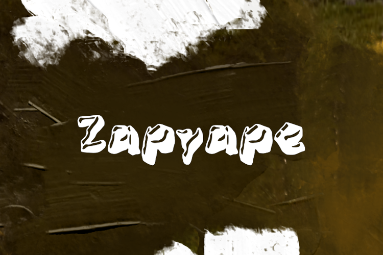 z  Zabyape Font website image