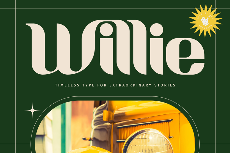 Willie Font website image