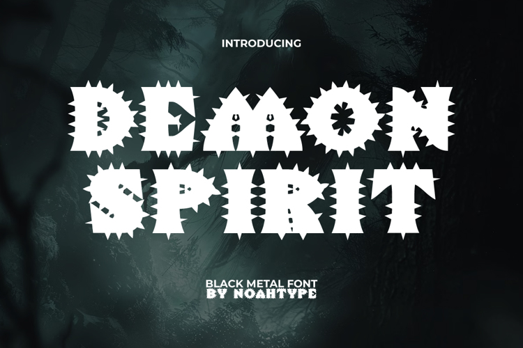 Demon Spirit Font website image